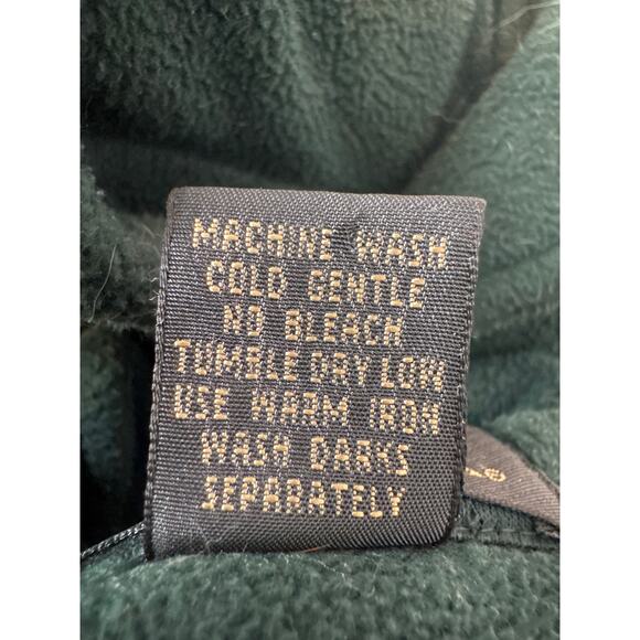 Antigua Baylor University Full Zip Fleece Jacket Men’s XL Green BU Logo - Picture 7 of 7